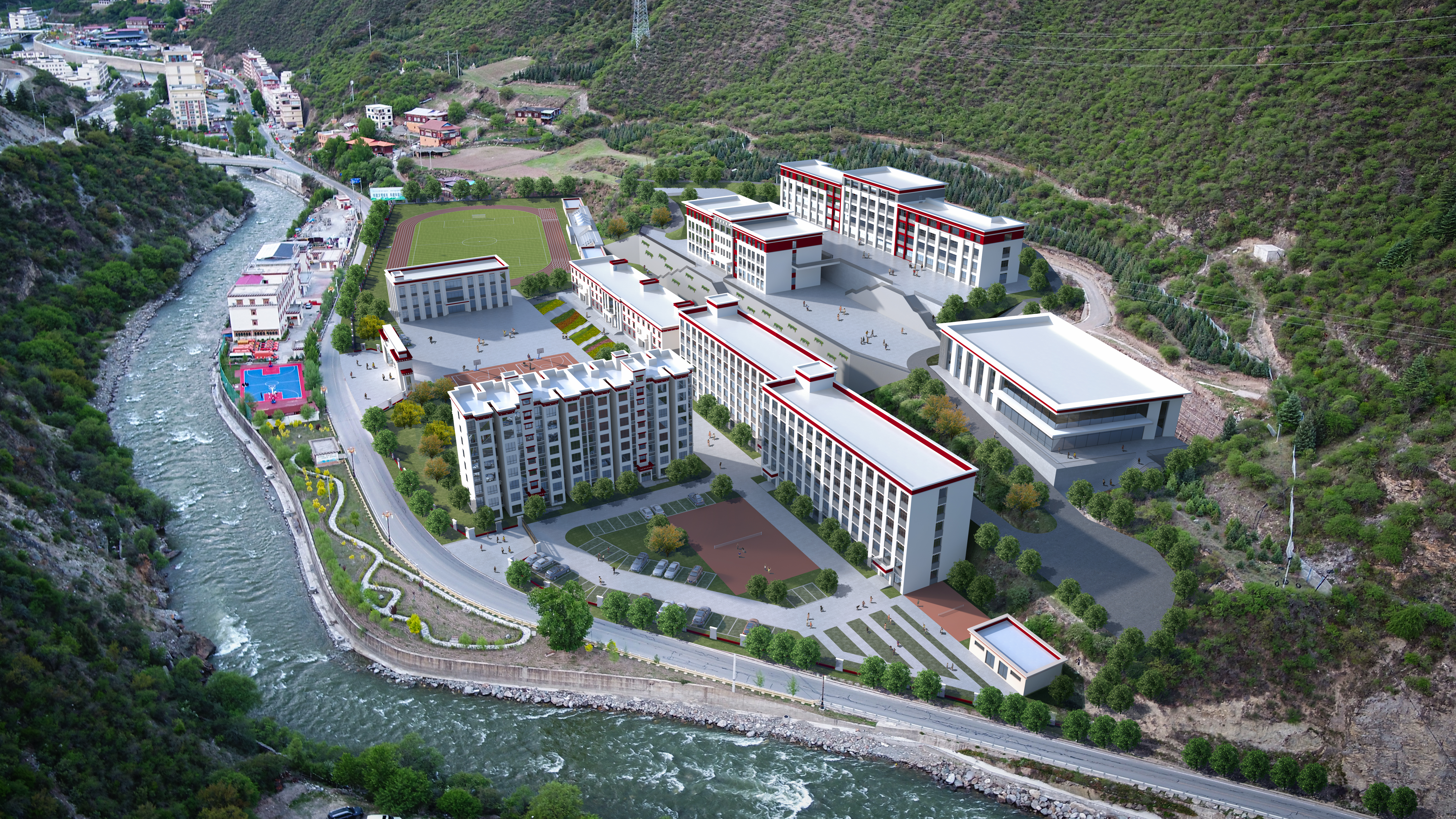 捐資1900萬(wàn)支持白玉縣第二中學(xué)修建。